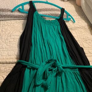 Torrid Colorblock Stretch Jersey Halter Maxi